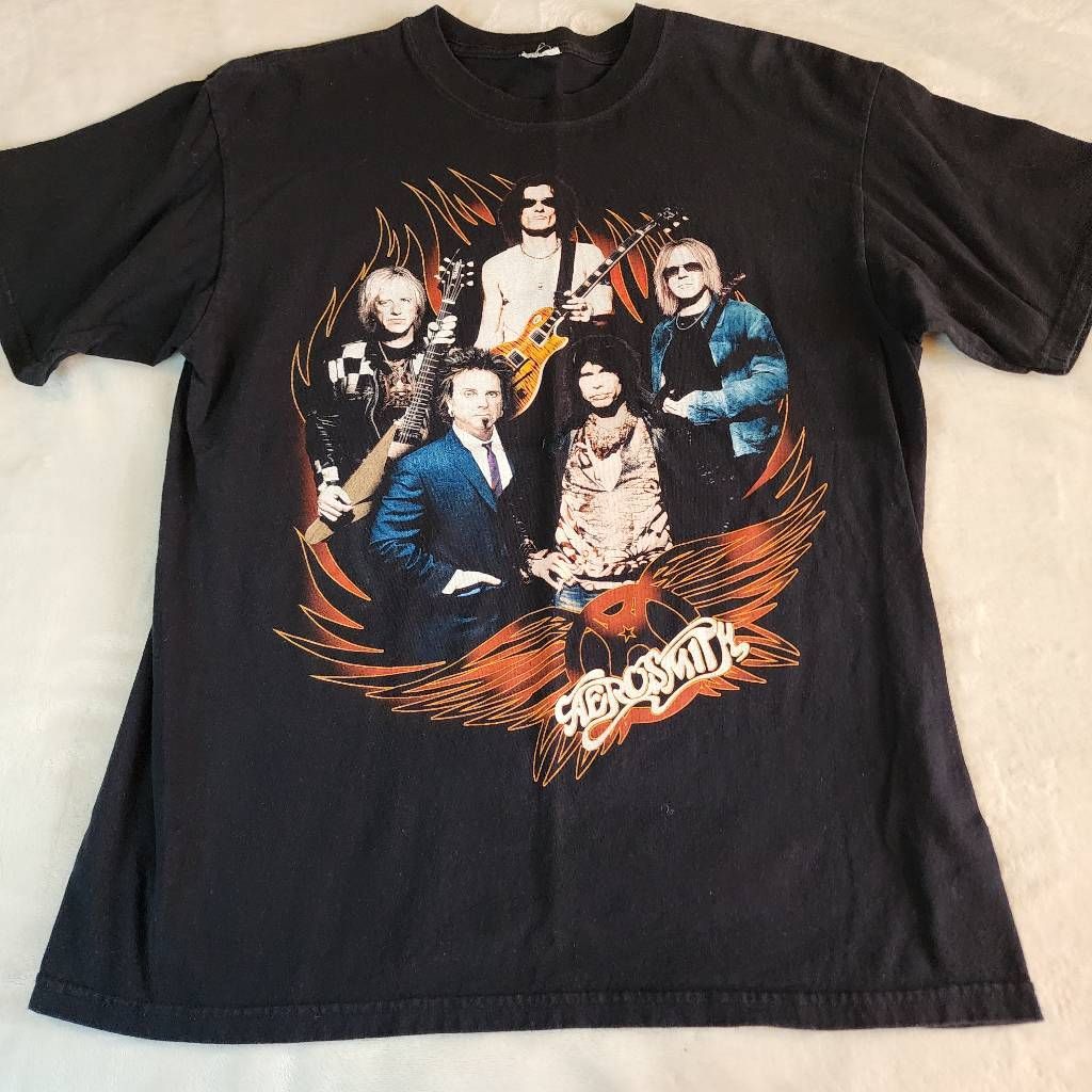 Aerosmith World Tour Graphic Tshirt Size Large